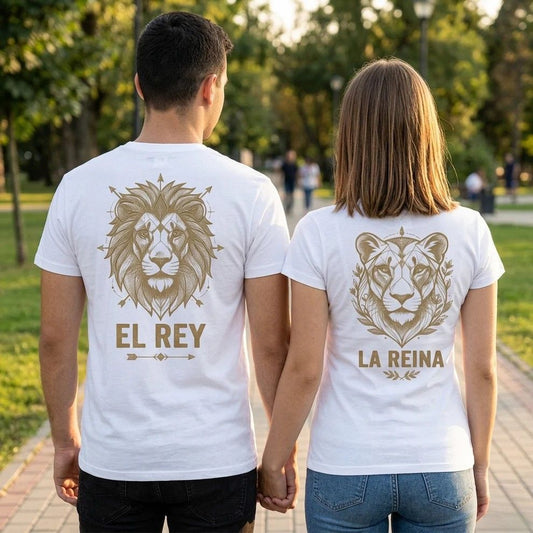 El Rey y La Reina (PACK 2 CAMISETAS )