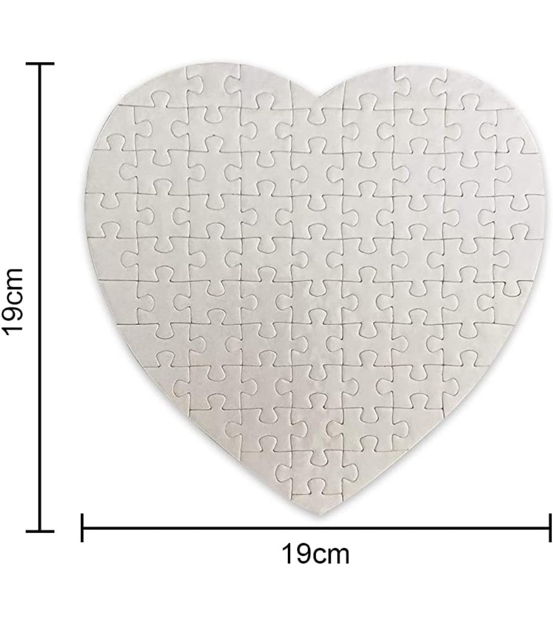 Puzzle con forma de corazón