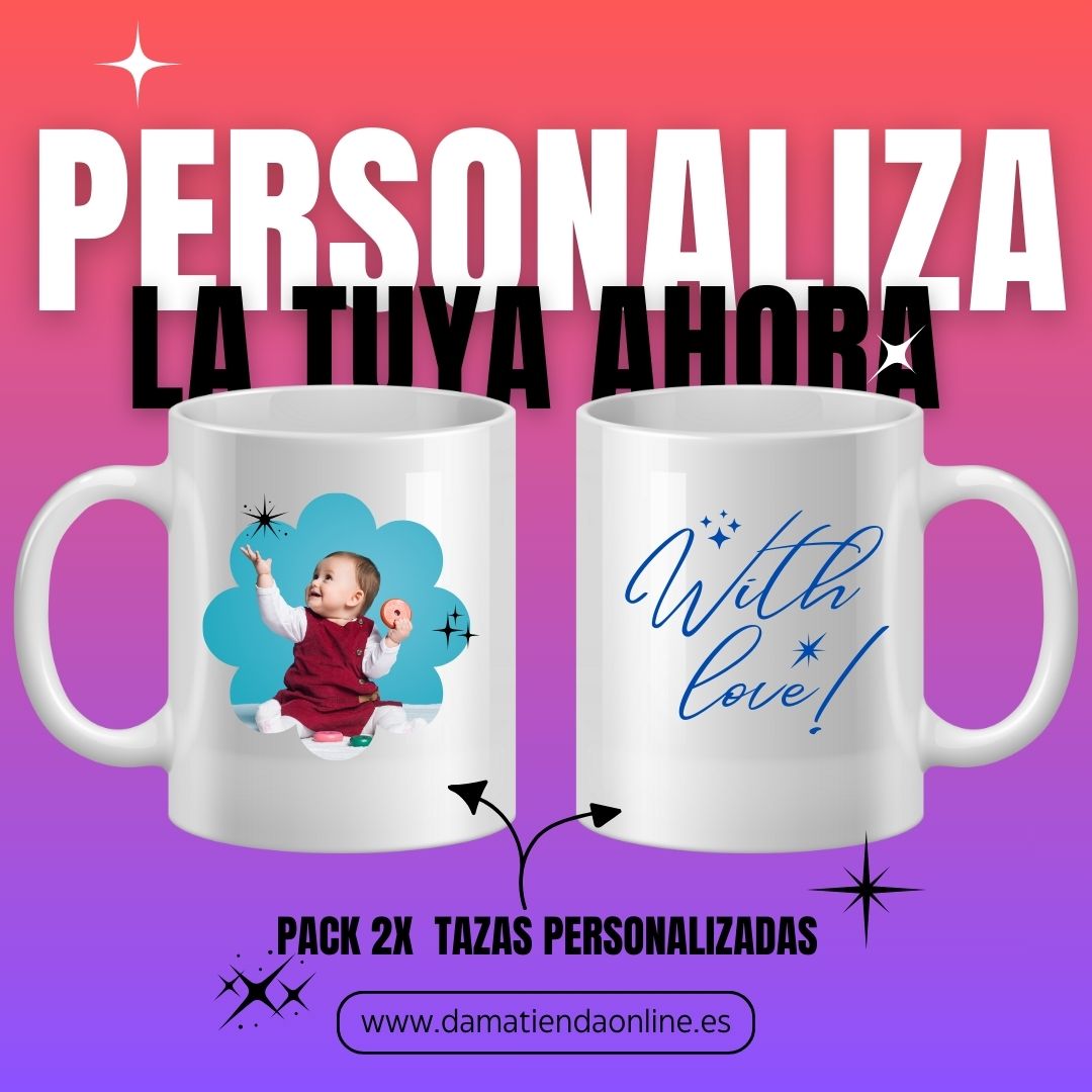 Pack  2 Tazas