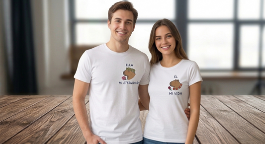 Amor Eterno Capibara (PACK 2 CAMISETAS )