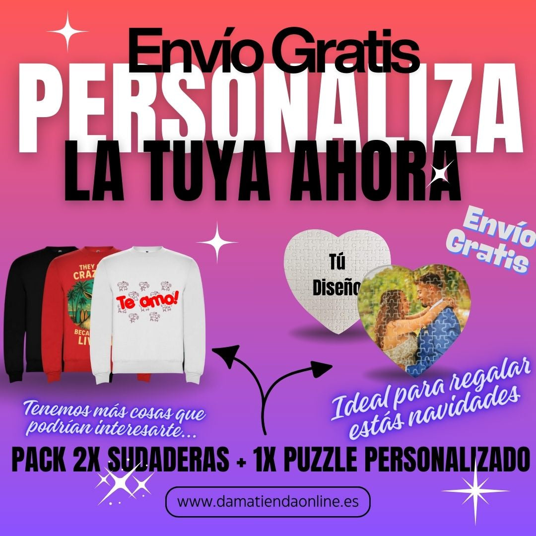 Pack 2 Sudadera Unisex + Puzle