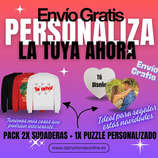 Pack 2 Sudadera Unisex + Puzle