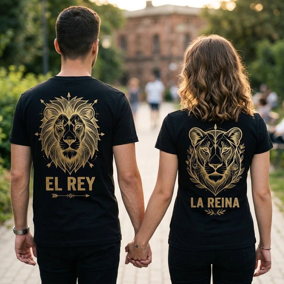 El Rey y La Reina (PACK 2 CAMISETAS )