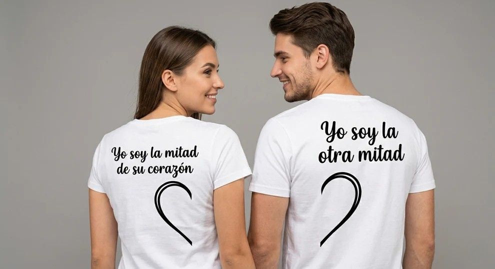 Mitades inseparables (PACK 2 CAMISETAS )