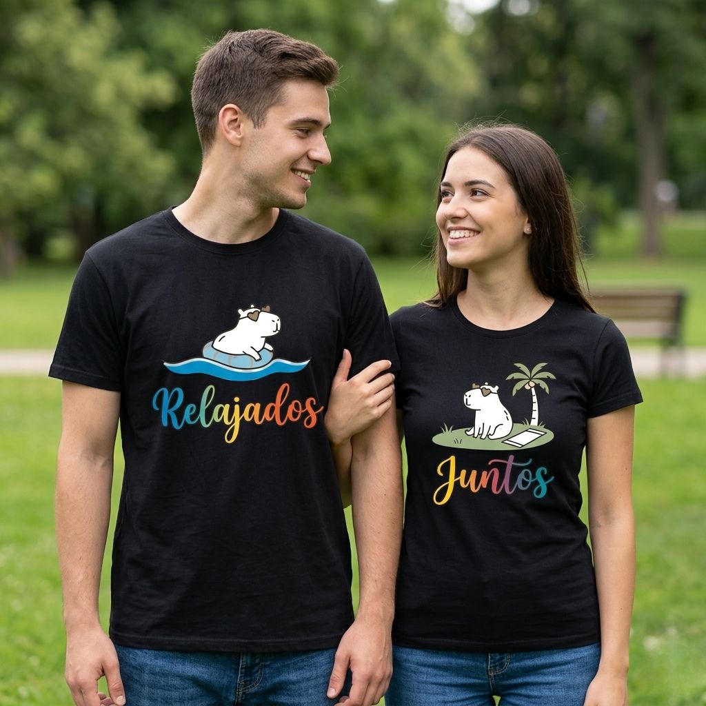 Capy - Pareja (PACK 2 CAMISETAS )