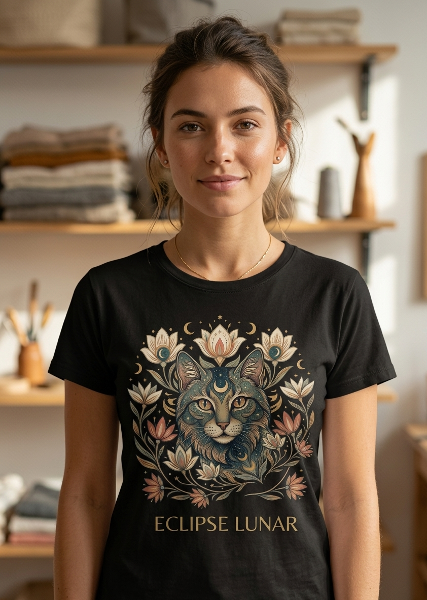 Camiseta Mujer - Eclipse Lunar