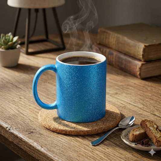 Taza Azul brillante