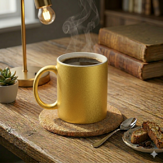 Taza Oro brillante