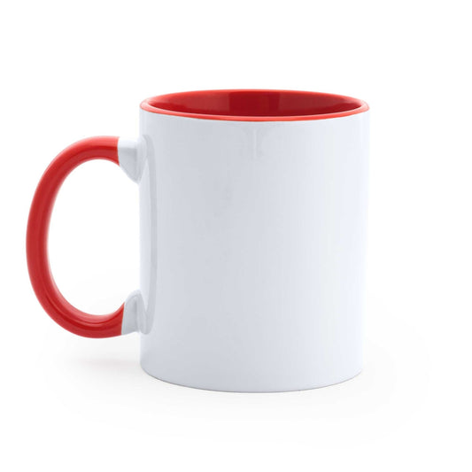 Tazas de cerámica bicolor